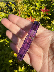 High Quality Faceted Amethyst Bracelet