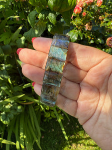 High Quality Labradorite Bangle Bracelet