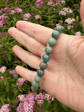 Load image into Gallery viewer, Peru Turquoise Bracelet 8 mm Beads
