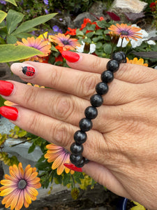 Shungite Bracelet 8mm Beads