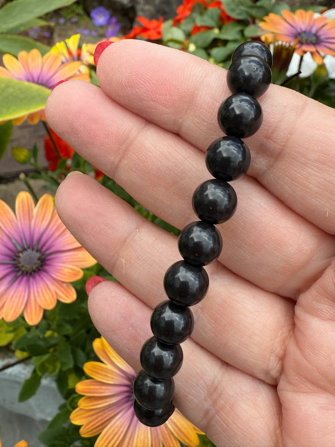 Shungite Bracelet 8mm Beads