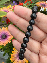 Load image into Gallery viewer, Shungite Bracelet 8mm Beads
