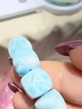 Load image into Gallery viewer, High Grade Larimar Bracelet 1cm Beads
