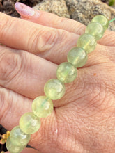 Load image into Gallery viewer, Prehnite Bracelet 8mm Beads

