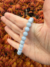 Load image into Gallery viewer, Angelite Bead Bracelet 8mm Beads
