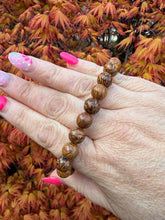 Load image into Gallery viewer, Caligraphy Stone 8mm Bead
