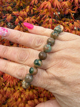 Load image into Gallery viewer, Rhyolite Fruit Jasper Bead Bracelet 8mm Beads
