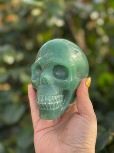 Aventurine Carved Skull