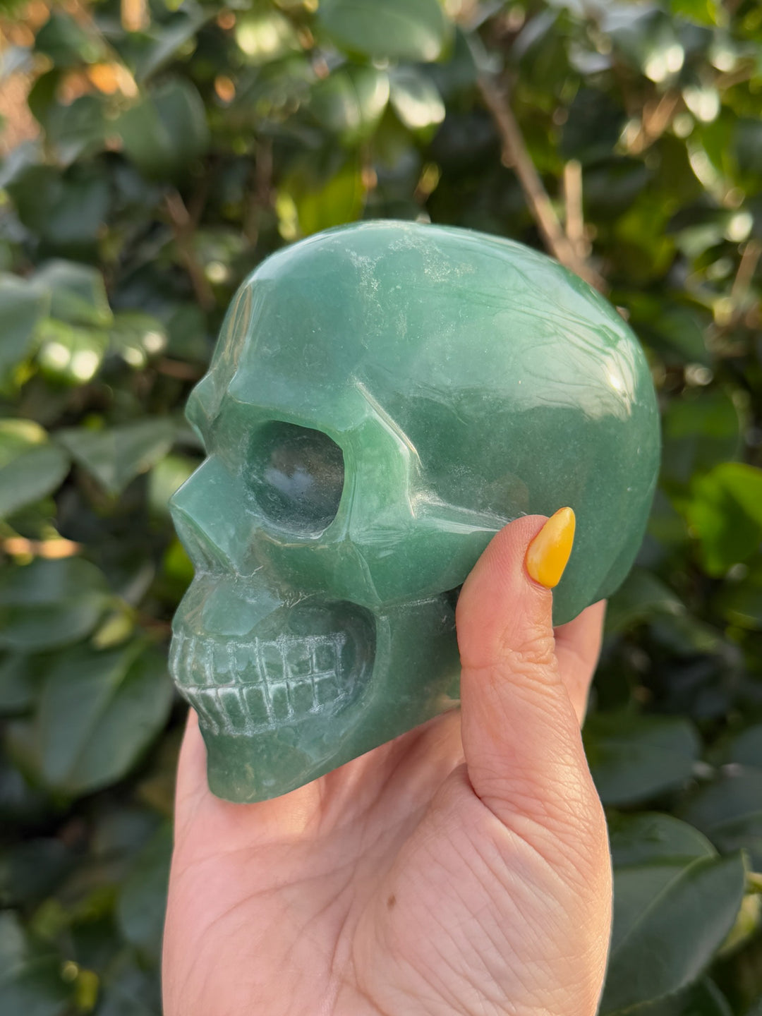 Aventurine Carved Skull