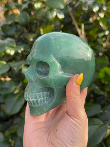 Aventurine Carved Skull