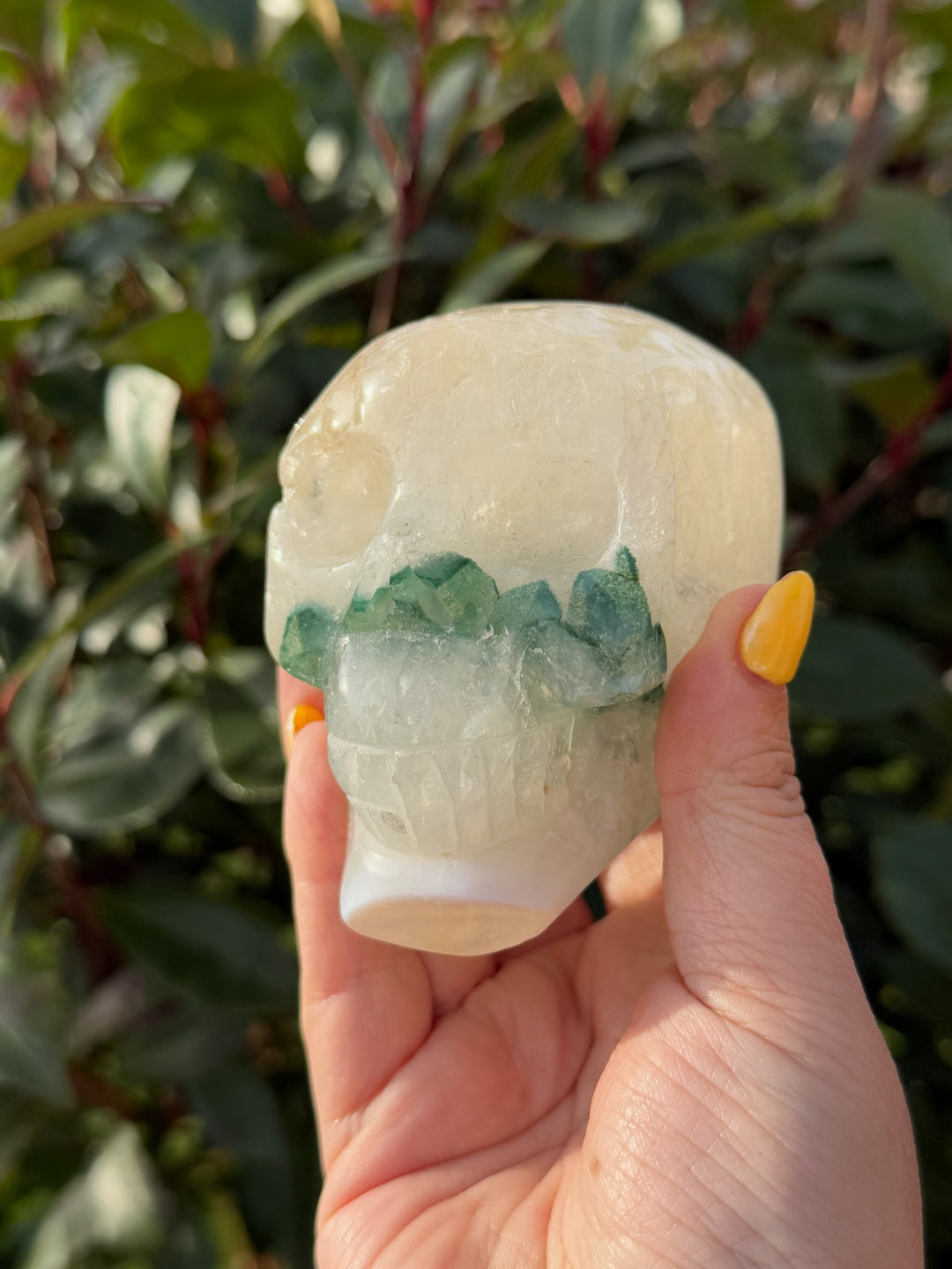Fluorite Carved Skull