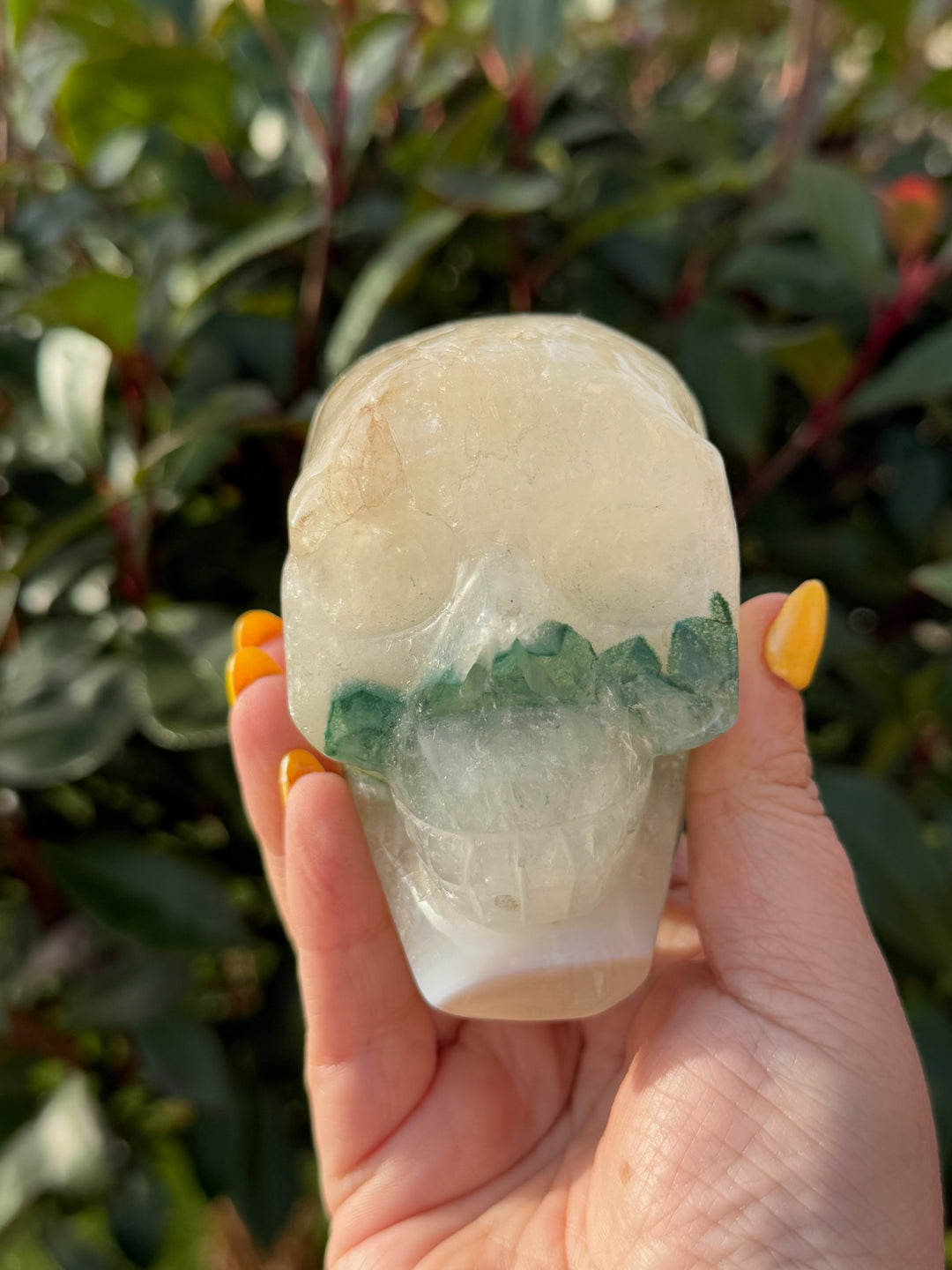 Fluorite Carved Skull