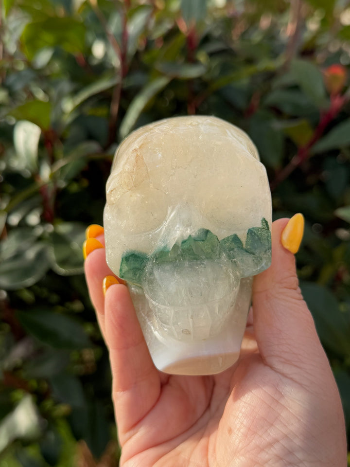 Fluorite Carved Skull