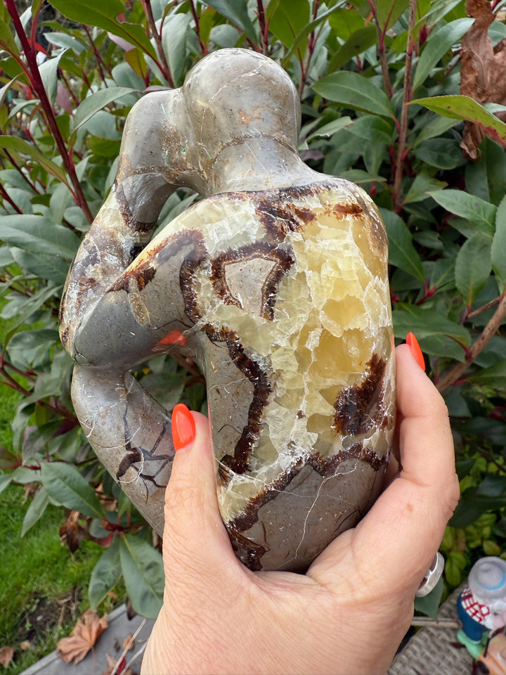 Septarian Thinking Man Object d&