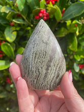 Load image into Gallery viewer, Thousand Layer Garden Quartz Flame Carving
