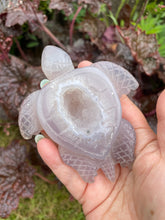 Load image into Gallery viewer, Druzy Agate Turtle Carving
