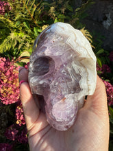 Load image into Gallery viewer, Druzy Super 7 Amethyst Skull Carving
