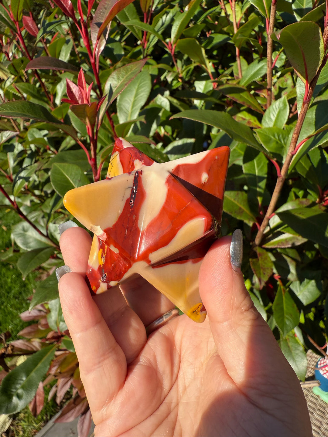 Mookaite Jasper Merkabah Carving