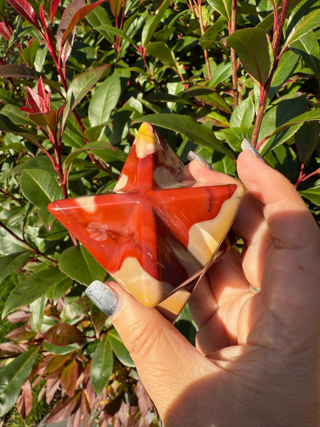 Mookaite Jasper Merkabah Carving