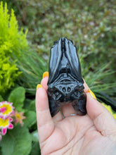 Load image into Gallery viewer, Obsidian Bat Carving
