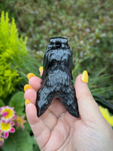 Load image into Gallery viewer, Obsidian Bat Carving
