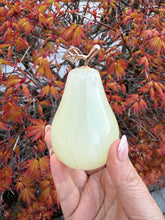 Load image into Gallery viewer, Banded Calcite Pear Carving
