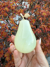 Load image into Gallery viewer, Banded Calcite Pear Carving
