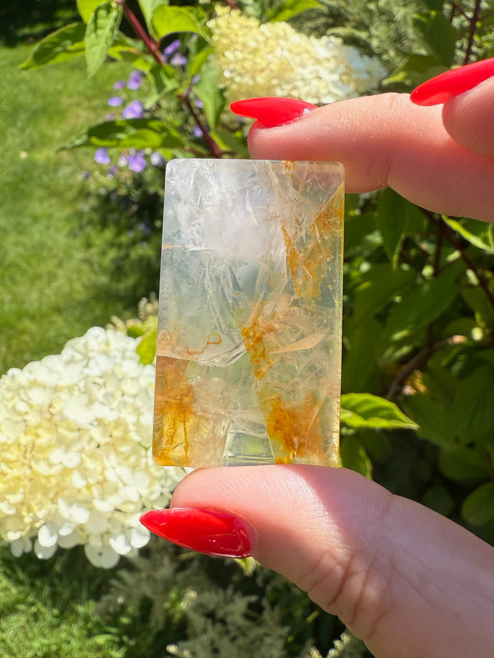 Golden Healer Rectangle Carving