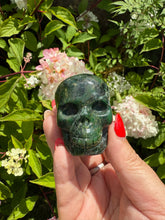 Load image into Gallery viewer, Green Verdite Skull Carving
