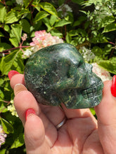 Load image into Gallery viewer, Green Verdite Skull Carving
