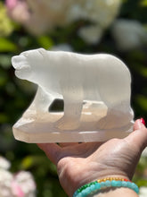 Load image into Gallery viewer, Large Satin Spar Bear
