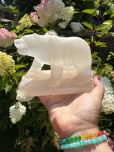 Load image into Gallery viewer, Large Satin Spar Bear
