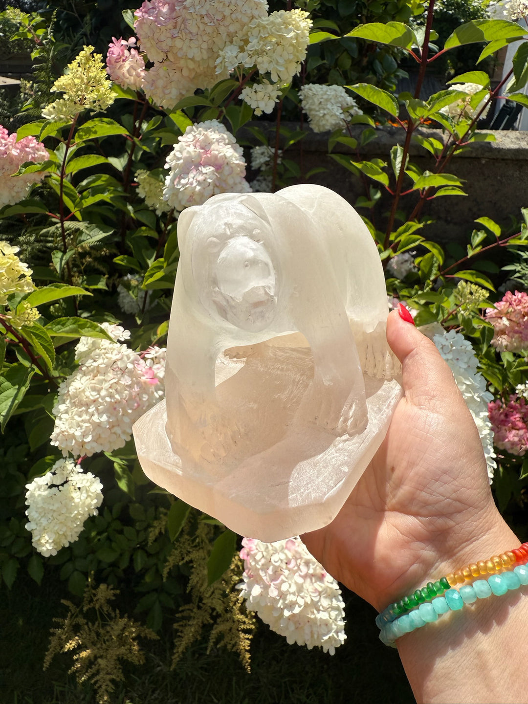 Large Satin Spar Bear