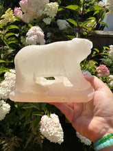 Load image into Gallery viewer, Large Satin Spar Bear

