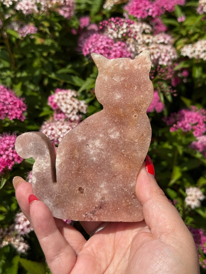 Pink Amethyst Cat