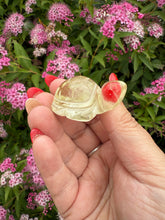 Load image into Gallery viewer, Citrine Turtle Carving
