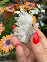 Load image into Gallery viewer, Needle Quartz Hedgehog Carving
