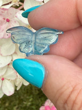 Load image into Gallery viewer, Aquamarine Butterfly Carving
