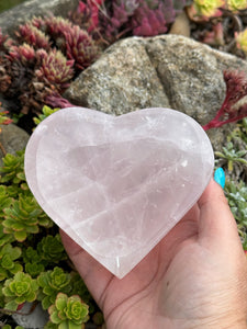Rose Quartz Heart Shape Dish