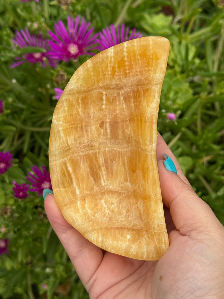 Orange Calcite Bowl