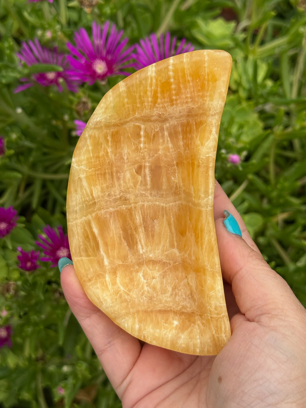 Orange Calcite Bowl