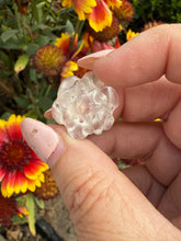Load image into Gallery viewer, Quartz Lotus Flower Carving
