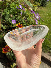 Load image into Gallery viewer, Large Clear Quartz Dish or Bowl
