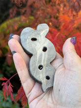 Load image into Gallery viewer, Silver Sheen Obsidian Snake Carving
