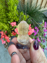 Load image into Gallery viewer, Smoky Fluorite Buddha Carving
