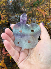 Load image into Gallery viewer, Fluorite Snake Carving

