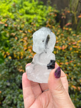 Load image into Gallery viewer, Tourmaline in Quartz Buddha
