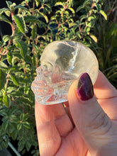 Load image into Gallery viewer, Clear Quartz Skull with Tourmaline Carving
