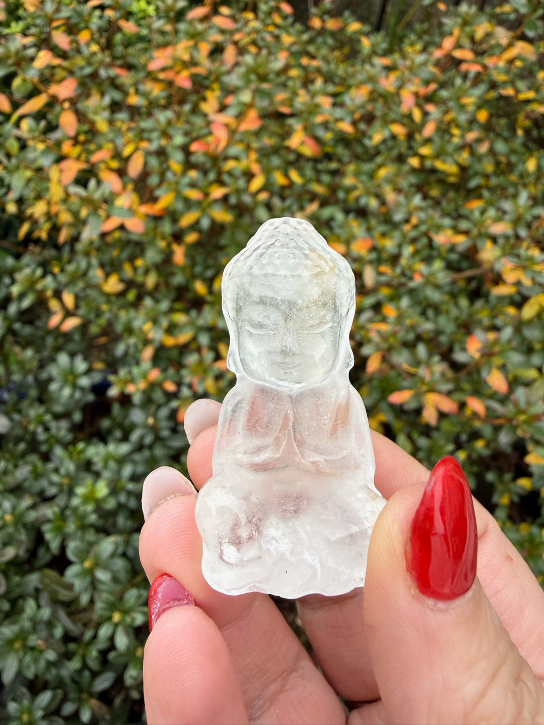 Quartz Buddha Carving