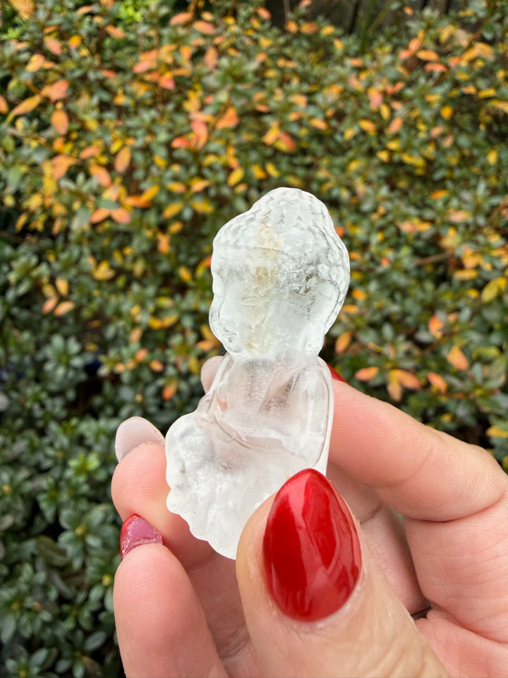 Quartz Buddha Carving